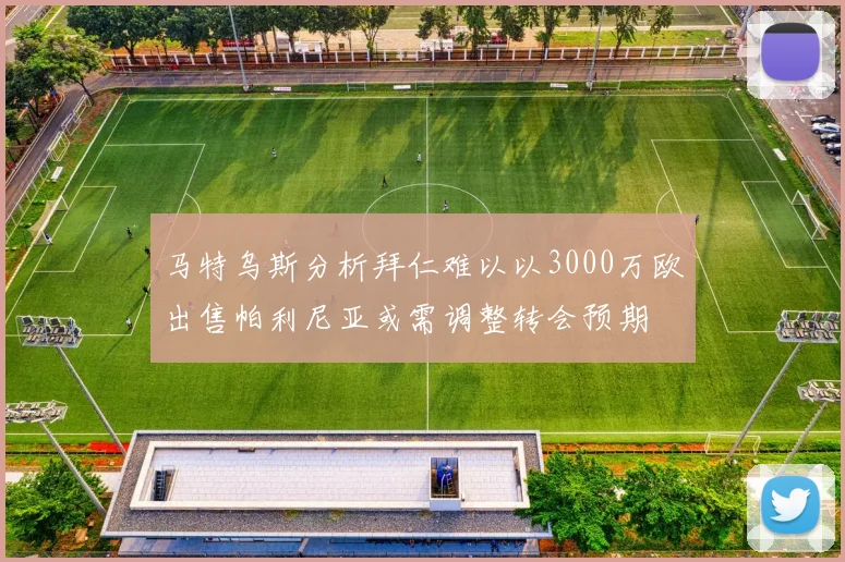马特乌斯分析拜仁难以以3000万欧出售帕利尼亚或需调整转会预期
